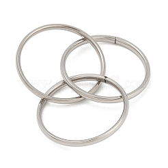 201 Stainless Steel Trinity Interlocking Ring Finger Rings&nbsp;FS-WG6776A-06