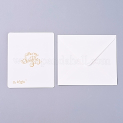 Envelope and Merry Christmas Greeting Cards Sets&nbsp;DIY-I029-03F