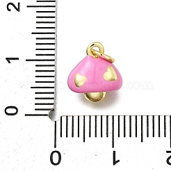 Brass Enamel Charms&nbsp;KK-K400-29G-02