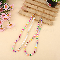 610Pcs 10 Colors Handmade Polymer Clay Bead Strands&nbsp;CLAY-SC0001-38C