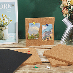 角型コルク断熱材  コースター用  壁飾り  パーティーとDIYのクラフト用品  ペルー  150x150x10mm&nbsp;DIY-WH0504-750A-01