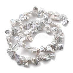 Natural Baroque Keshi Pearl Beads Strands&nbsp;PEAR-P064-06D-04A