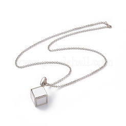 Sublimation Blank Aluminum Pendant Necklace&nbsp;LS-NJEW-E020-04P