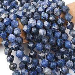 Natural Dumortierite Quartz Beads Strands&nbsp;G-F523-17-8mm-01