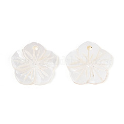 Natural Freshwater Shell Carved Pendants&nbsp;SHEL-N038-13