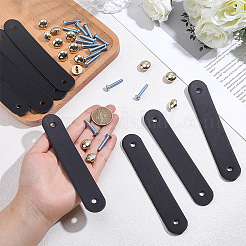 8Pcs PU Leather Cabinet Door Drawer Handle Strap&nbsp;FIND-PH0038-55A