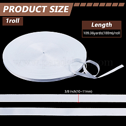 Polycotton Ribbon&nbsp;OCOR-WH0109-080B