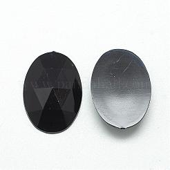 Acrylic Rhinestone Flat Back Cabochons&nbsp;GACR-Q011-30x40-01