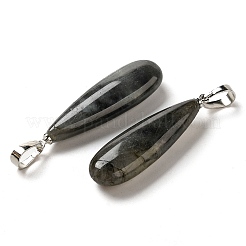 Natural Labradorite Pendants&nbsp;G-Q192-07P-06
