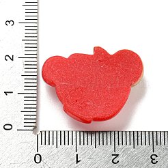 クリスマス不透明樹脂デコデンカボション  カップ  食器  24x25.5x7mm&nbsp;RESI-U006-05I