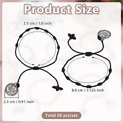 50Pcs Nylon Bracelets&nbsp;BJEW-GO00004
