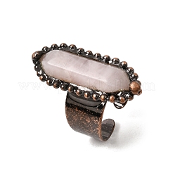 Natural Gemstone Cuff Open Rings&nbsp;GG-CBAB410-01