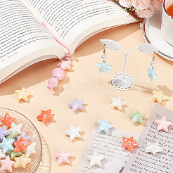 32pcs 8 colors UV Plating Acrylic Beads&nbsp;MACR-SC0001-48