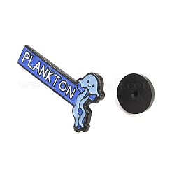 Ocean Theme Plankton Alloy Enamel Pins&nbsp;JEWB-G045-04EB-02