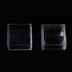 Transparent Plastic Ring Viewer Magnifier Boxes&nbsp;CON-K007-02B