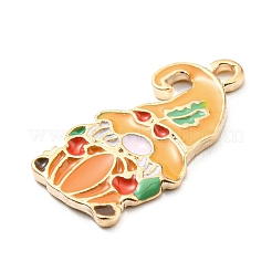Thanksgiving Day Alloy Enamel Pendants&nbsp;ENAM-D060-02I-KCG