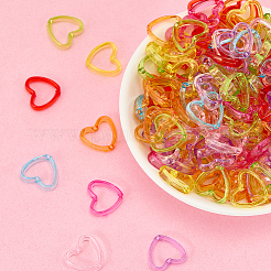 300Pcs Transparent Acrylic Bead Frames&nbsp;TACR-SP0001-31
