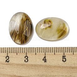 Watermelon Stone Glass Cabochons&nbsp;G-C115-01A-02