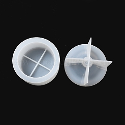 Roman Flat Round DIY Silicone Storage Molds&nbsp;DIY-G079-21A