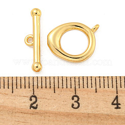Brass Toggle Clasps&nbsp;KK-A223-09G