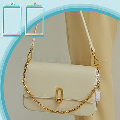 12Pcs 2 Colors 304 Stainless Steel Open Back Bezel Rectangle Pendants&nbsp;STAS-UN0057-58