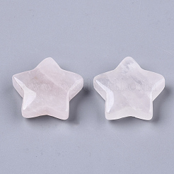 Natural Rose Quartz Star Shaped Worry Stones&nbsp;G-T132-002A-06