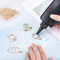 8 Styles Alloy Open Back Bezel Animal Theme Pendants&nbsp;PALLOY-AR0001-17