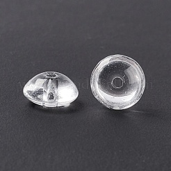 透明ガラスビーズ  そろばん・円盤  透明  8.5x4.5mm  穴：1.6mm&nbsp;GLAA-F117-02G