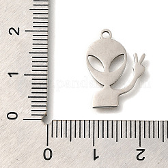 201 Stainless Steel Pendants&nbsp;STAS-R136-04P