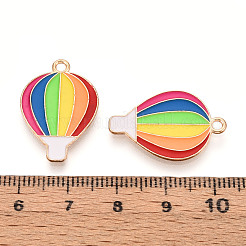 Rainbow Color Pride Alloy Enamel Pendants&nbsp;ENAM-K067-11