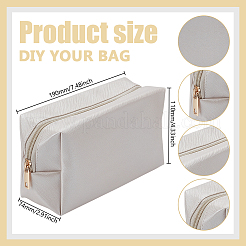 10Pcs PU Toiletry Clutch Bags with Metal Zipper&nbsp;AJEW-GO0002-78