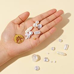 164個フラワー＆ラウンドプラスチック＆アロイラウンドビーズ  3個のジオメトリアロイペンダントと120個のガラスシードビーズ  伸縮性ストレッチスレッド  キットを作るDIYエイリアンブレスレット用  ミックスカラー  ビーズ：284PCS  ペンダント：3個/箱&nbsp;DIY-YW0002-57