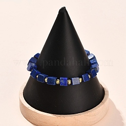 Natural Lapis Lazuli Beads Stretch Bracelets&nbsp;BJEW-F523-02B