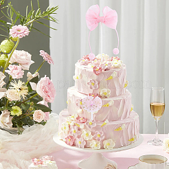3Pcs 3 Styles Bowknot Cloth Cake Toppers&nbsp;AJEW-SP0003-41