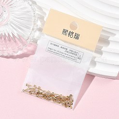 SHEGRACE Brass Pave Clear Cubic Zirconia Teardrop Connector Charms&nbsp;XGRQ2O545-449G