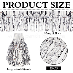 Plastic Foil Fringe Curtains&nbsp;DIY-WH0028-106B