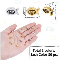 160Pcs 2 Colors Tibetan Style Alloy Beads&nbsp;FIND-AR0005-44