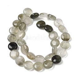 Natural Green Rutilated Quartz Beads Strands&nbsp;G-F790-H01-03