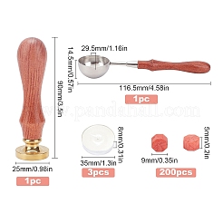 DIY Wax Seal Stamp Kits&nbsp;DIY-CP0002-75C