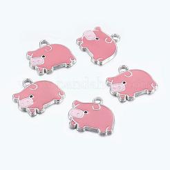 Zinc Alloy Enamel Pendants&nbsp;ENAM-22X18-1