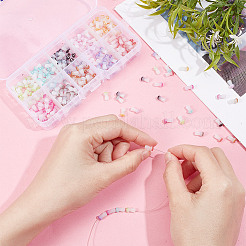 300Pcs 10 Colors Opaque Glass Beads&nbsp;GLAA-GO0001-02