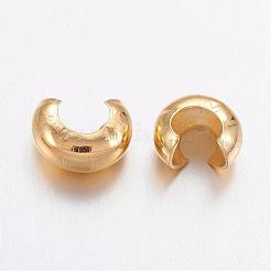 Brass Crimp Beads Covers&nbsp;KK-H290-NFG-NF