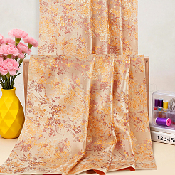 Chinese-style Flower Pattern Polyester Fabric for Clothing & Home Decor&nbsp;DIY-WH0622-735C