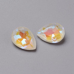 Glass Rhinestone Cabochons&nbsp;X-RGLA-L024-E01-MI