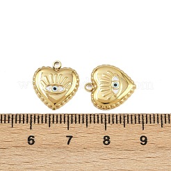 304 Stainless Steel Enamel Charms&nbsp;STAS-P415-15G