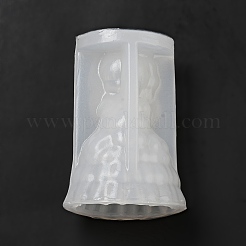 DIY 3D Goddess Girl with Animal Figurine Statue Silicone Molds&nbsp;LS-DIY-G081-01C