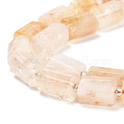 Heated Natural Citrine Beads Strands&nbsp;G-G068-A20-01