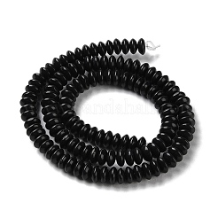 Natural Black Stone Beads Strands&nbsp;G-Z030-A21-01