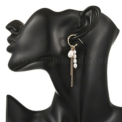 304 Stainless Steel Tassel Stud Earrings&nbsp;EJEW-JE07376