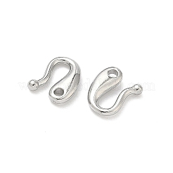 304ステンレスフック  ティアドロップ  プラチナ  7x6x1.5mm  穴：1mm&nbsp;STAS-Z178-30P